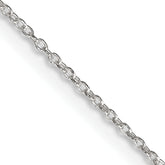 Sterling Silver 1.30mm Forzantine Cable Chain